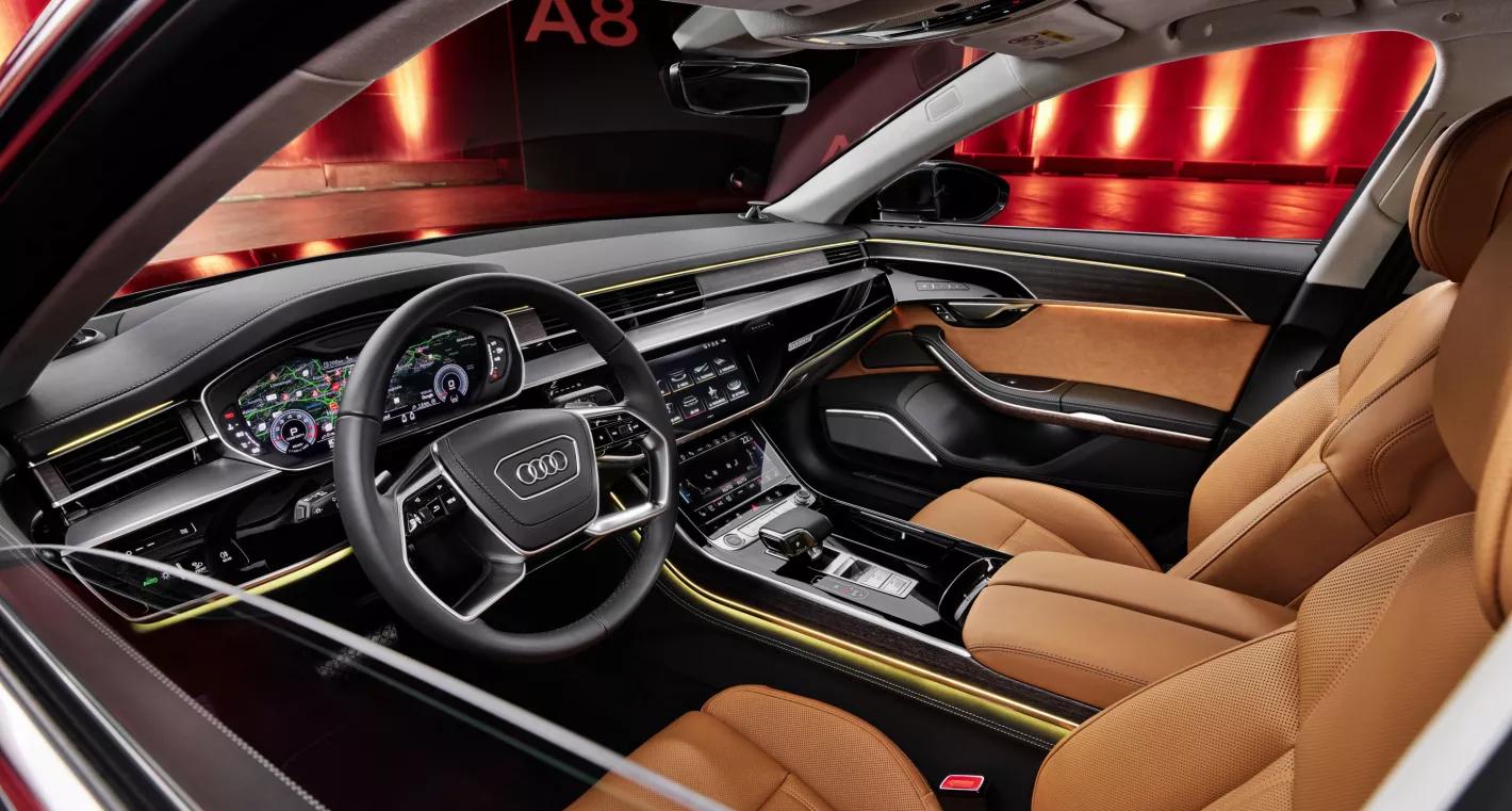 Nieuwe Audi A8 interieur